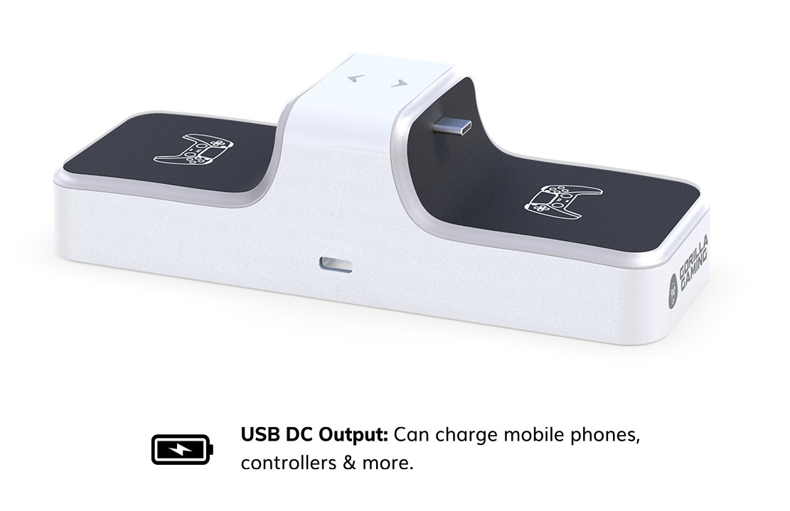 Gorilla Gaming PS5 Dual Charging Dock for PS5 image