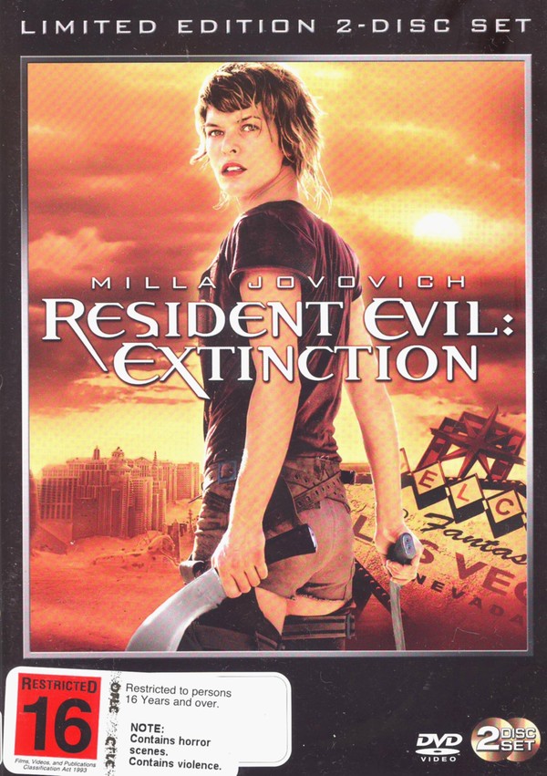 Resident Evil - Extinction (2 Disc Set) on DVD image