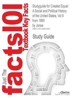 Created Equal: A Social and Political History of the United States, Vol II from 1865 by et al. Jones image