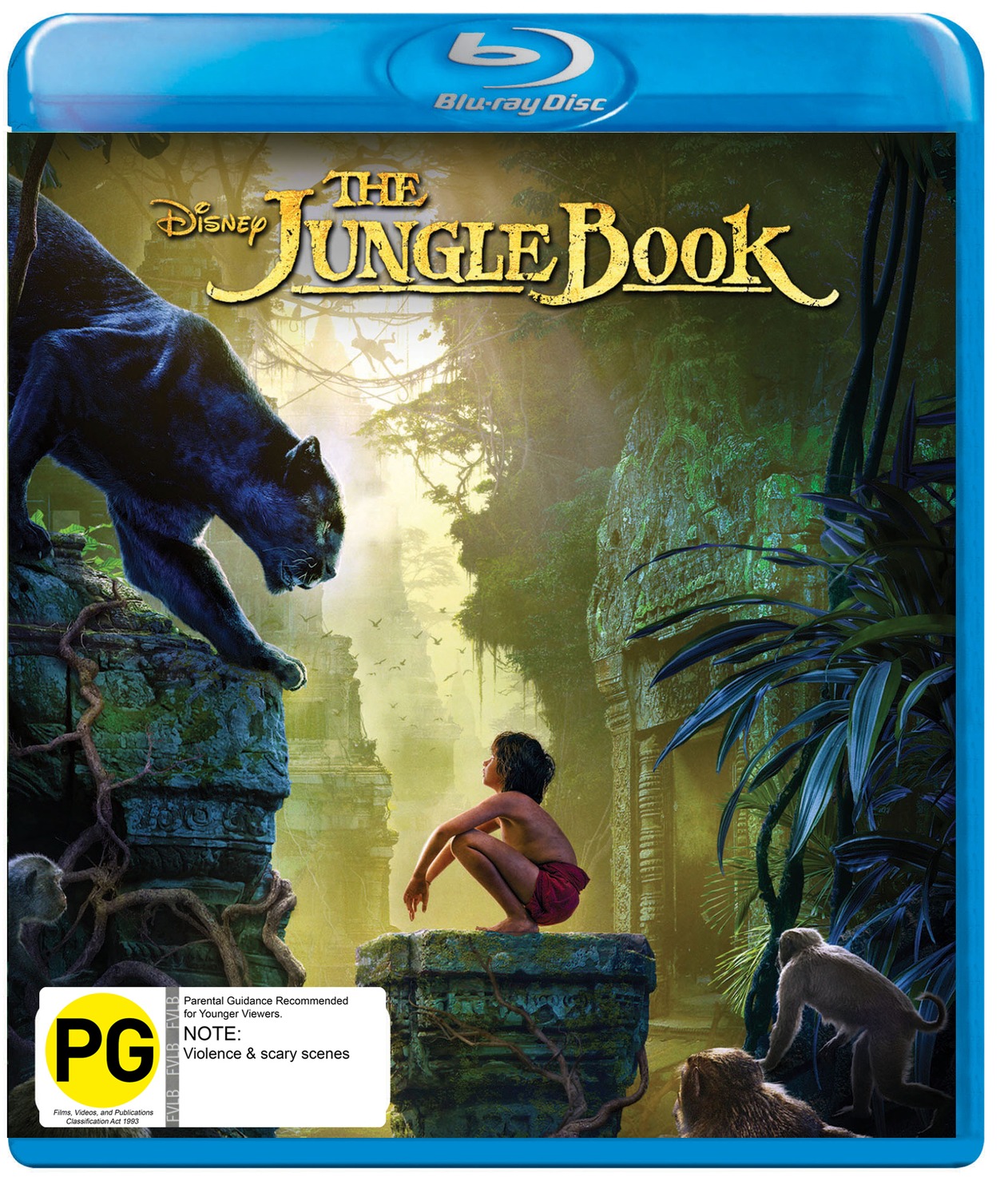 The Jungle Book (2016) on Blu-ray