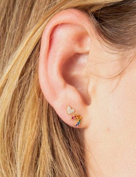 Natural Life: Perfect Tiny Studs - Rainbow