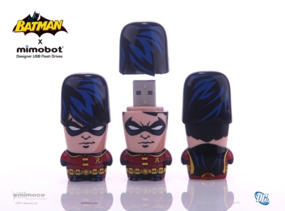 16GB Batman - Robin Mimobot USB Flash Drive image