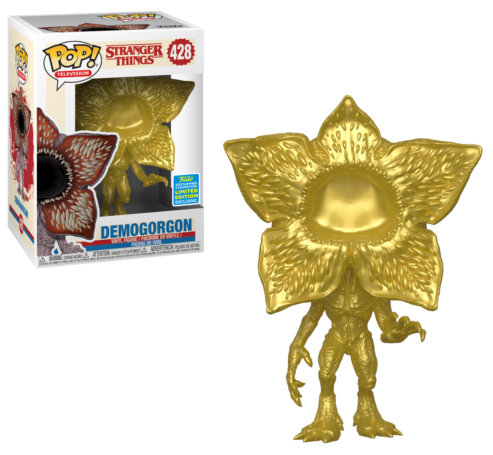 Demogorgon (Metallic Gold) - Pop! Vinyl Figure image