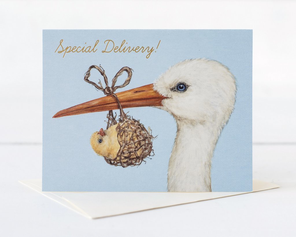 Hester & Cook: Bundle Of Joy Gold Foil - Greeting Card image