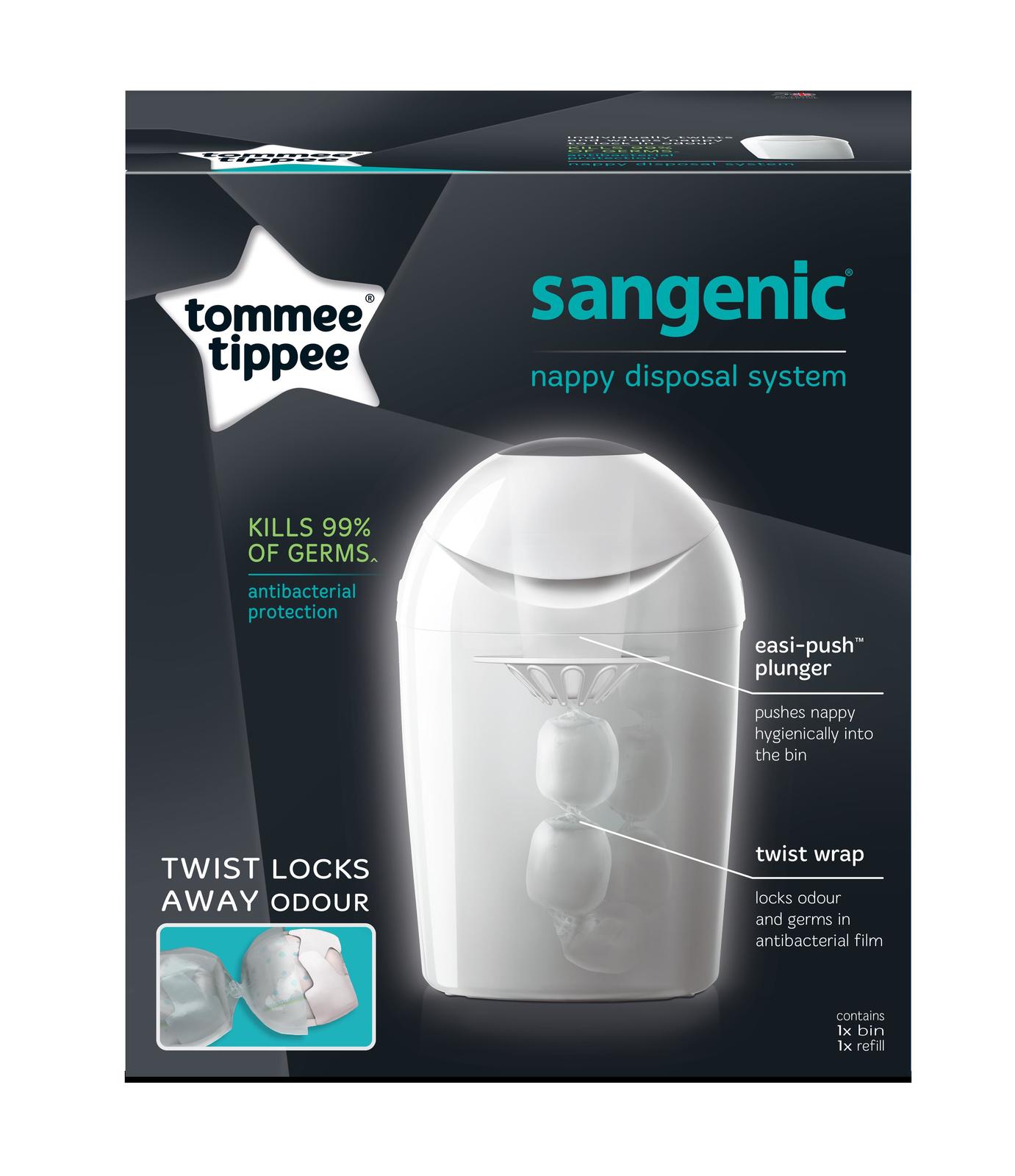 Buy Tommee Tippee Sangenic Nappy Disposal System at Mighty Ape NZ