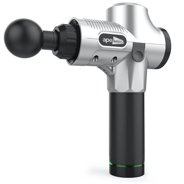 Electric Muscle Massage Gun - Silver