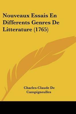 Nouveaux Essais En Differents Genres De Litterature (1765) image