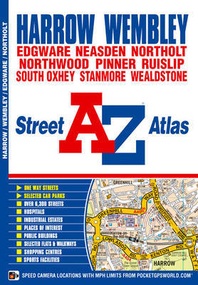 Harrow and Wembley Street Atlas by Geographers A-Z Map Company image