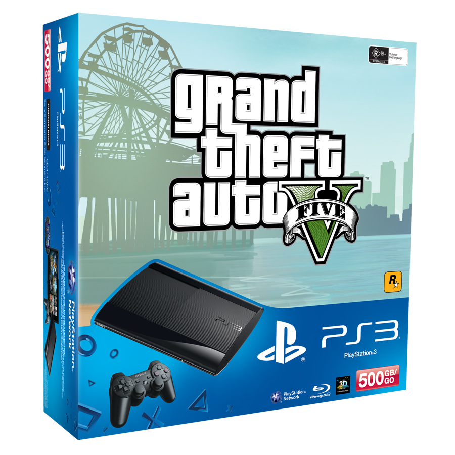 Grand Theft Auto V PS3 Console Bundle PS3 Buy Now at Mighty Ape NZ