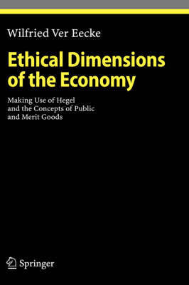 Ethical Dimensions of the Economy by Wilfried Ver Eecke image