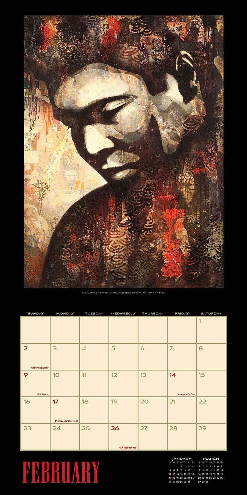 Shepard Fairey 2020 Square Wall Calendar image