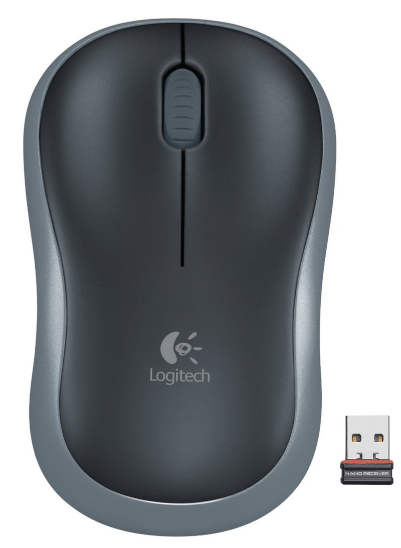 Logitech M185 Wireless Mouse - Grey image