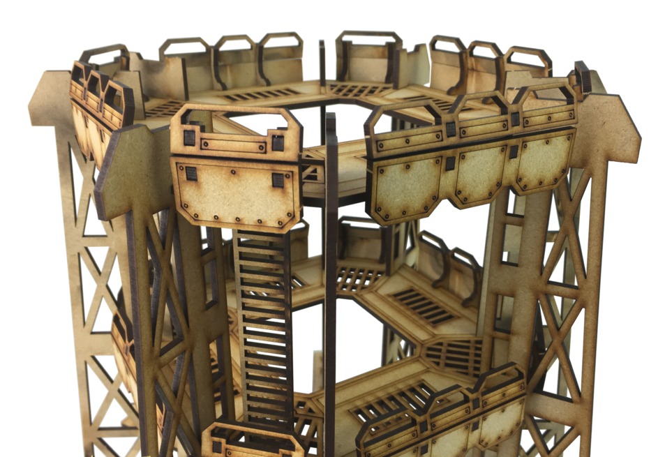 TTCombat: Tabletop Scenics - Sector 1 Octagon Platform (Large) image