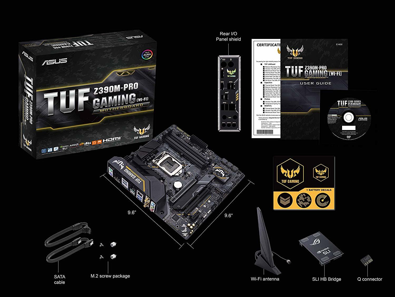 ASUS TUF Z390M-PRO GAMING (WI-FI) image