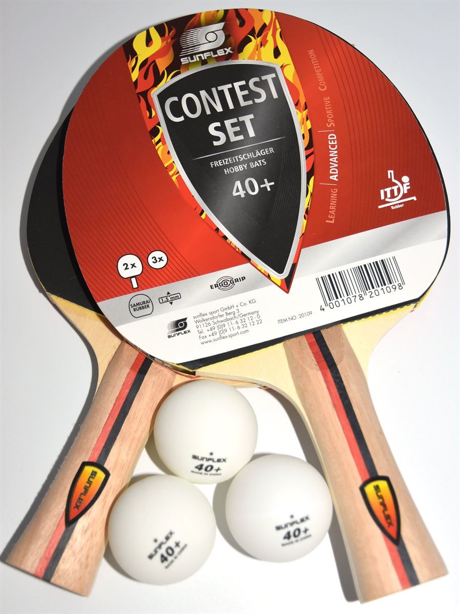 Buy Sunflex Table Tennis 4 Player Set at Mighty Ape NZ