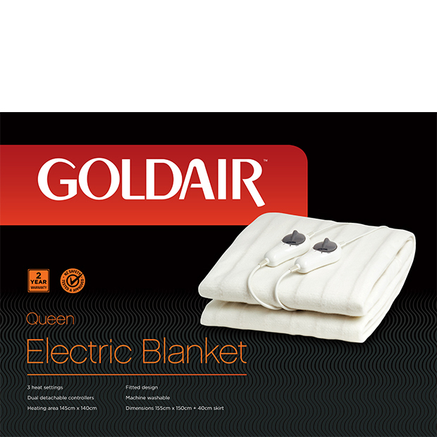 Goldair Fitted Electric Blanket (Double/Queen) at Mighty Ape NZ
