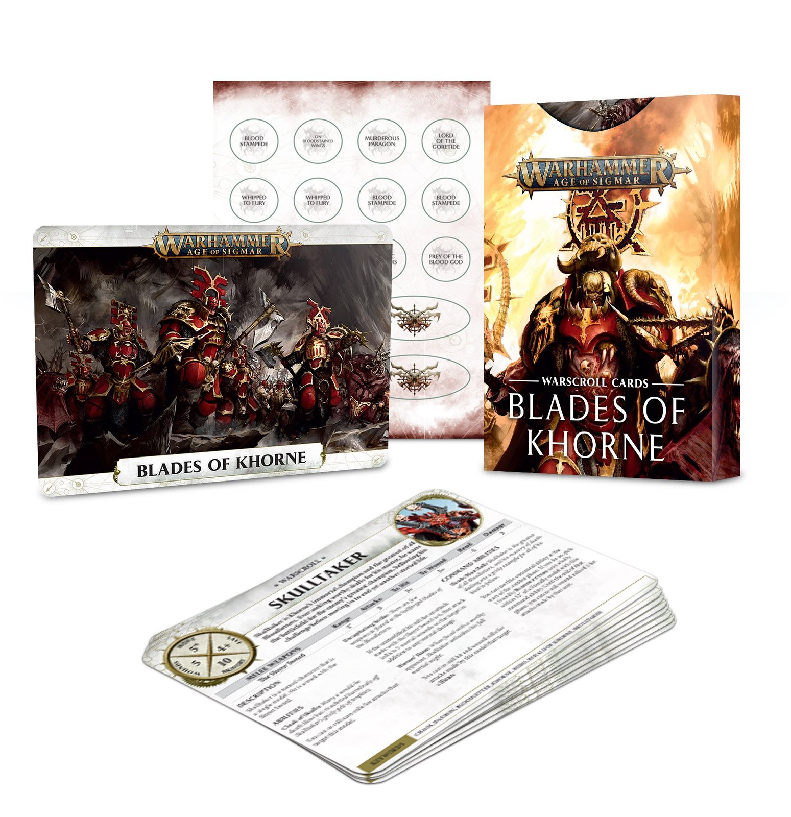 Warhammer Age of Sigmar: Blades Of Khorne - Warscroll Cards image