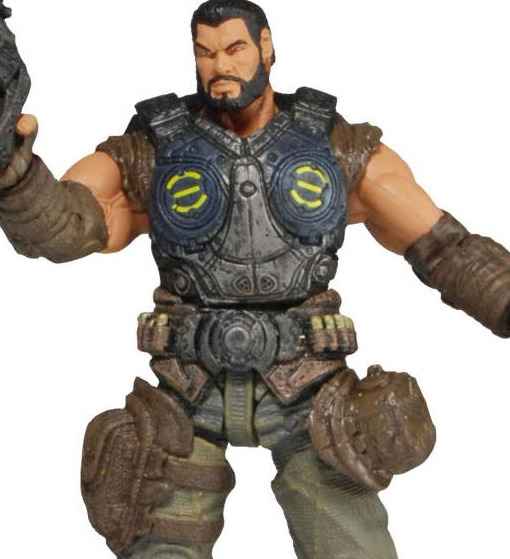 Gears of War 3 Dom Santiago Action Figure - Series 2 image