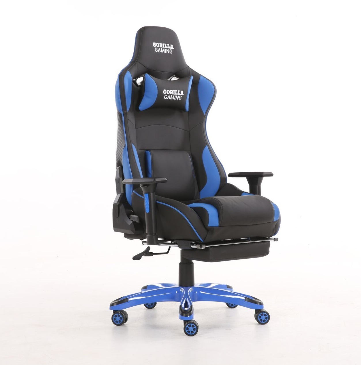 Gorilla Gaming Prime Ape Chair - Blue & Black for image