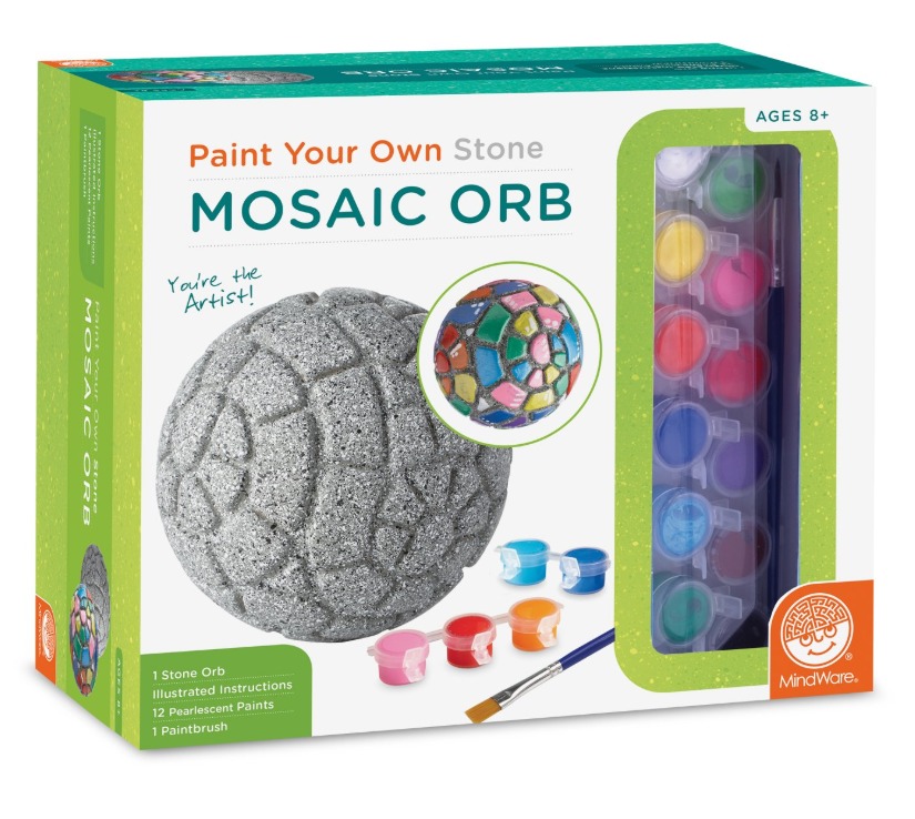 Mindware Create: Paint Your Own Stone - Mosaic Orb image