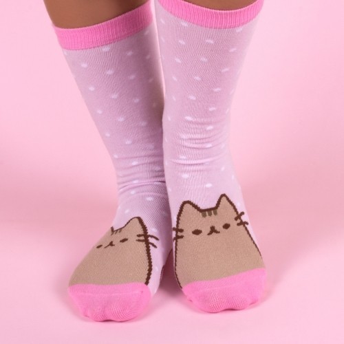 Pusheen the Cat Socks in a Mug - Pusheenicorn