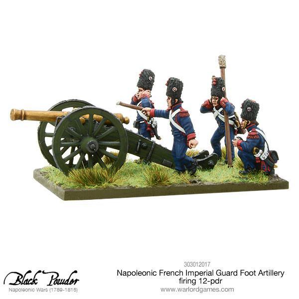 Napoleonic French Imperial Guard Foot Artillery 12 pdr image