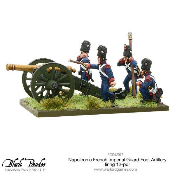 Napoleonic French Imperial Guard Foot Artillery 12 pdr image