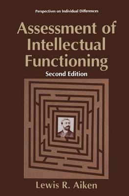 Assessment of Intellectual Functioning by Lewis R Aiken image