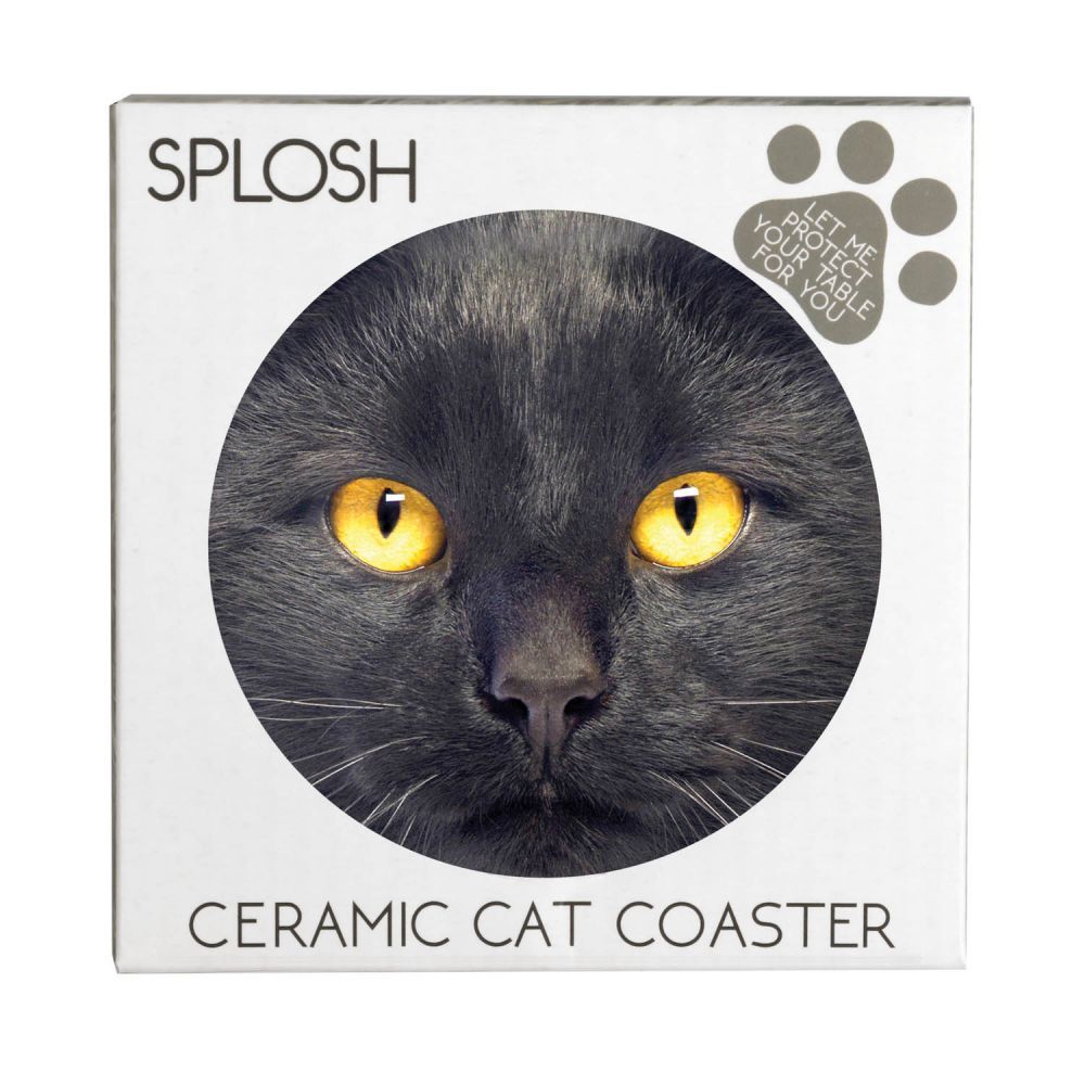 Splosh Kitty Ceramic Coaster - Max image