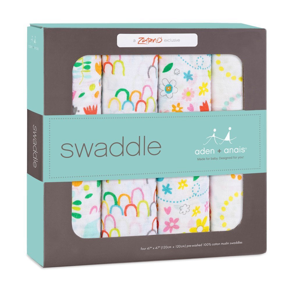 Aden + Anais: Classic Swaddle - Fairground (4 Pack) image