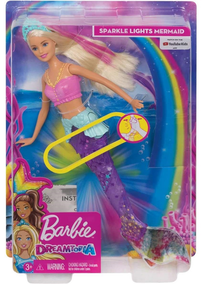 Barbie: Dreamtopia - Sparkle Lights Mermaid Doll image