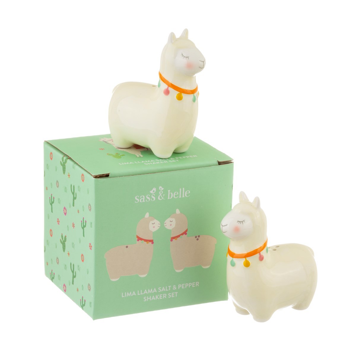 Lima Llama Salt & Pepper Shaker Set image