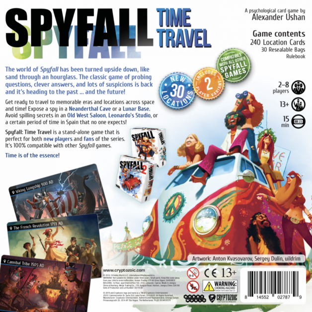 Spyfall Time Travel Board Game at Mighty Ape NZ