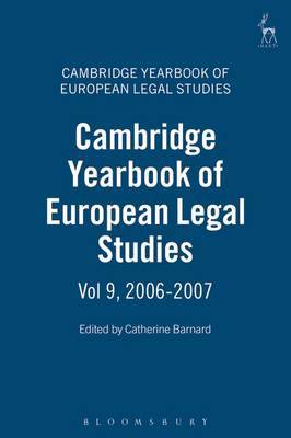 Cambridge Yearbook of European Legal Studies, Vol 9, 2006-2007 image