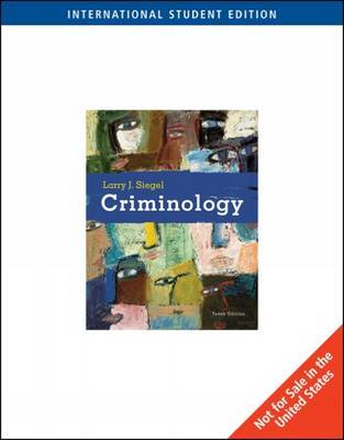 Criminology by Larry Siegel image