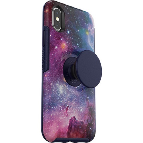 Otter + Pop: Symmetry for iPhone X/Xs - Blue Nebula image