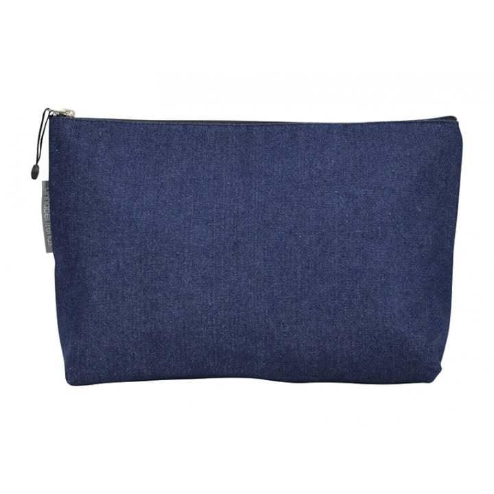 Buy Annabel Trends Denim Fabric Toiletry Bag Large at Mighty Ape NZ
