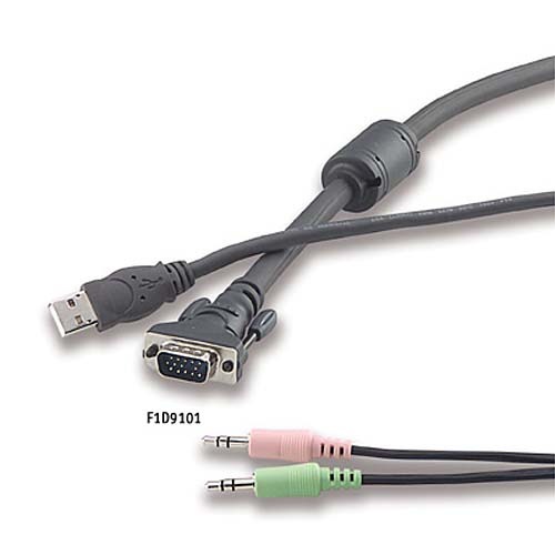 Belkin OmniView USB SOHO Series Cable Kit with Audio 1.8m image