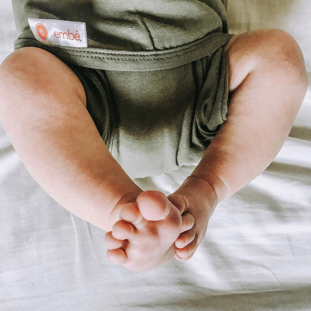 Embe Classic 2-Way Swaddle - Olive Green image