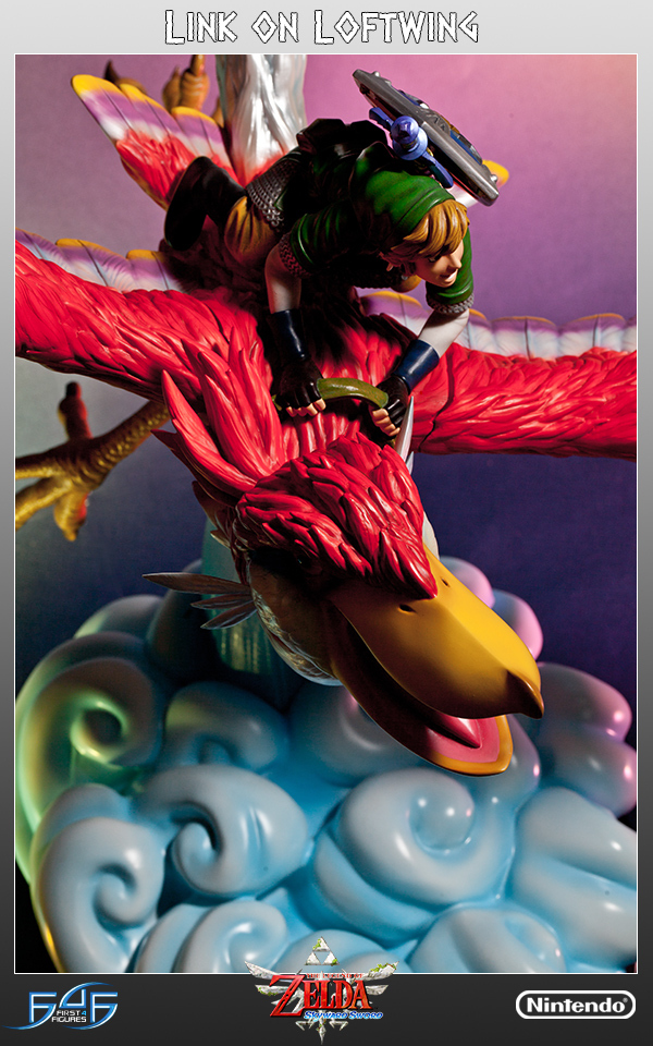 Zelda Link on Loftwing Statue image