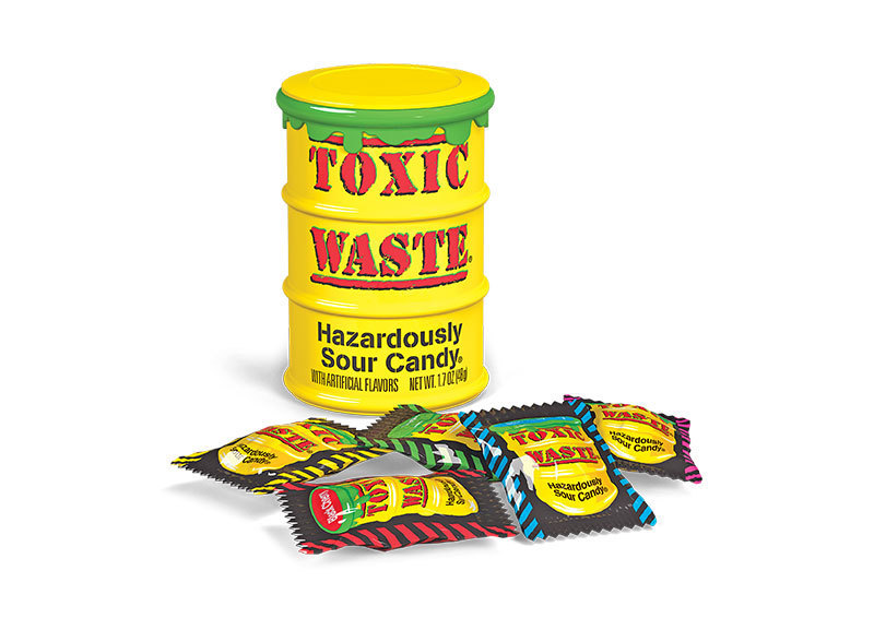 Toxic Waste Hazardously Sour Candy Drums BULK image