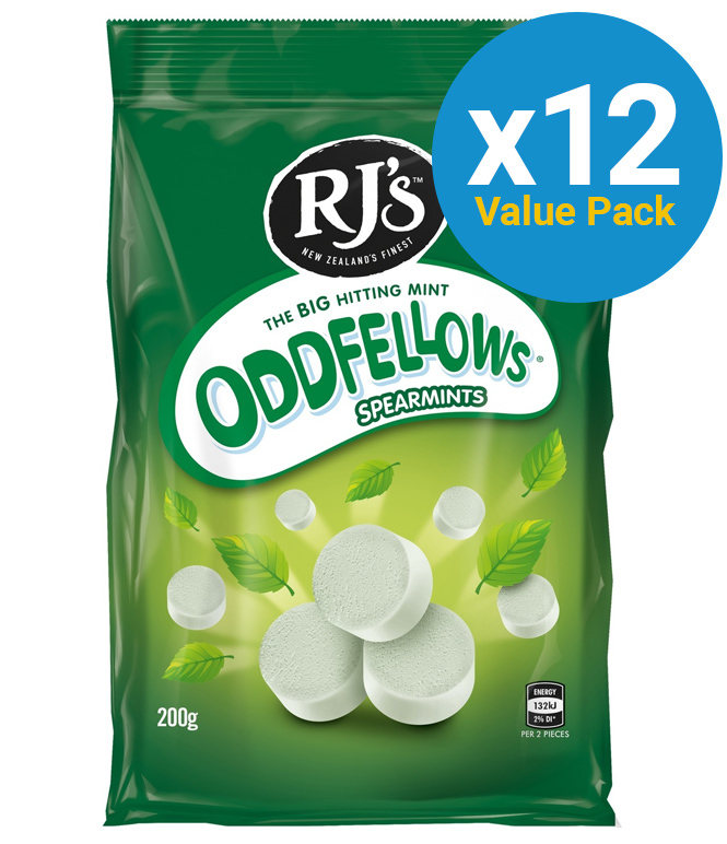 Oddfellows Spearmint 200g (12 Pack)