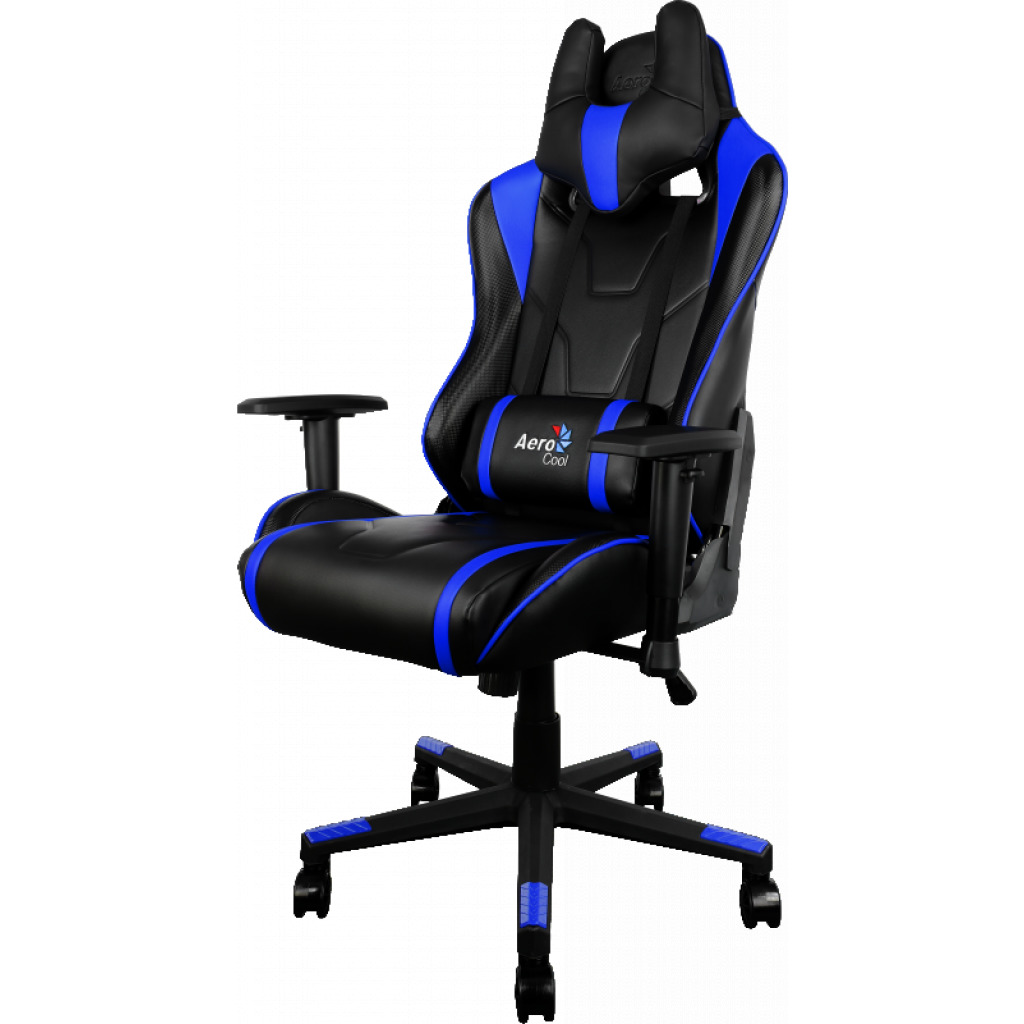 Aerocool: AC220 Series Gaming Chair - Black/Blue for image