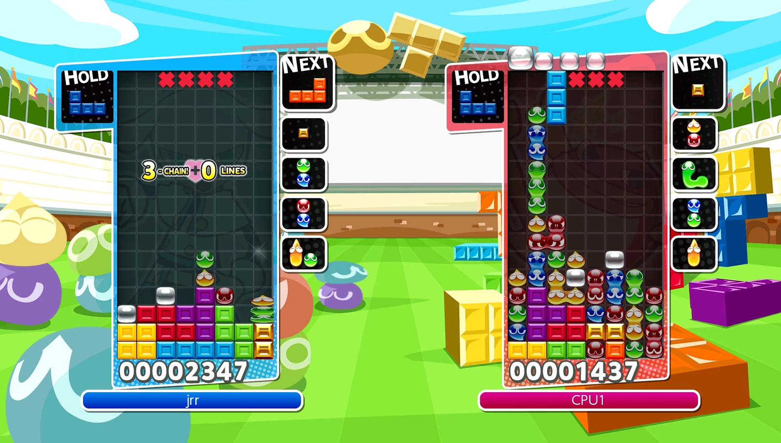 Puyo Puyo Tetris on PS4