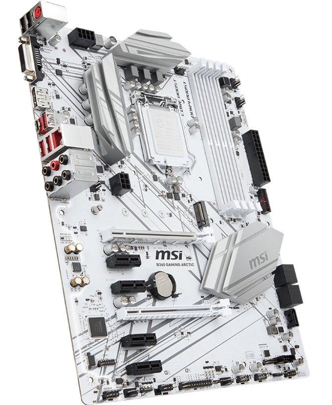 MSI B360 GAMING ARCTIC ATX Motherboard image