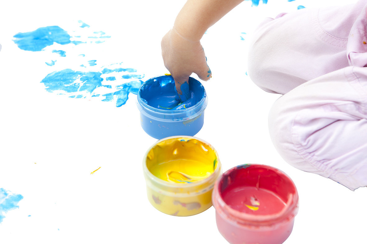 EC Colours - 250ml Finger Paint - Green image