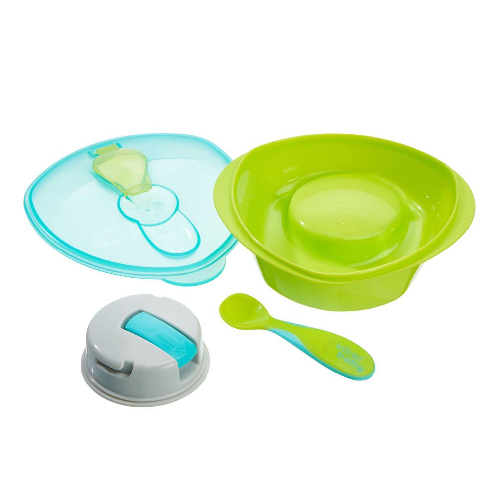 Buy Vital Baby Power Suction Bowl Pop (Blue/Green) at Mighty Ape
