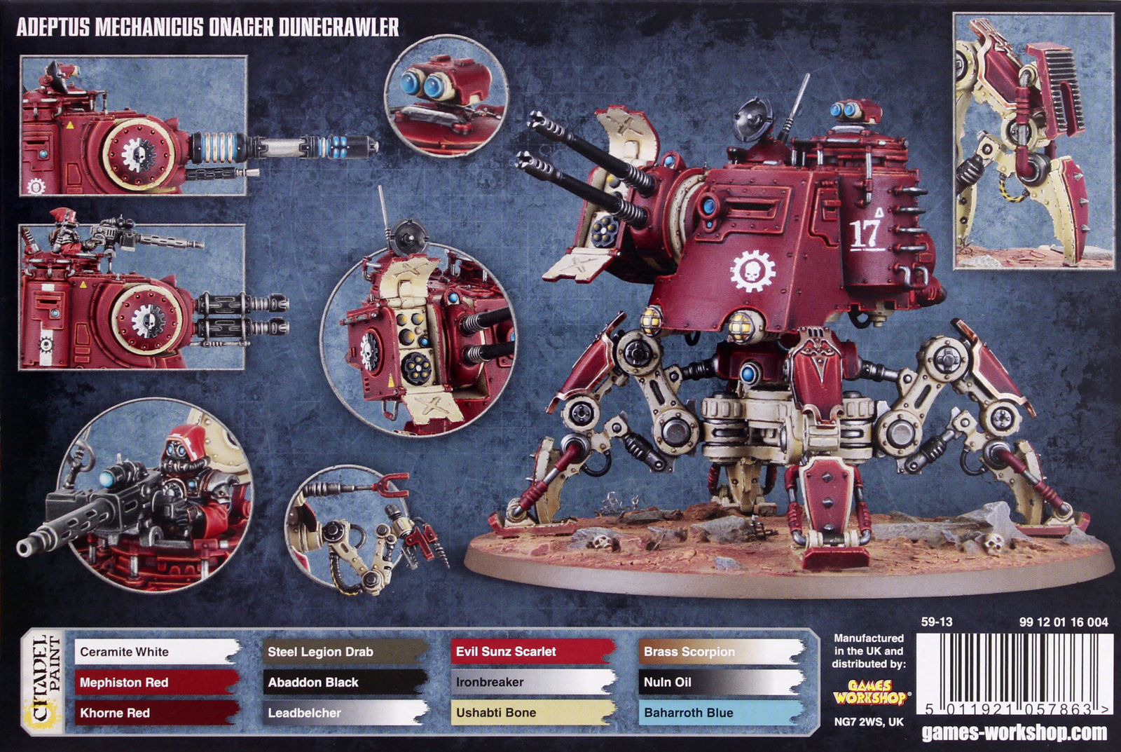 Warhammer 40,000 Adeptus Mechanicus Onager Dunecrawler