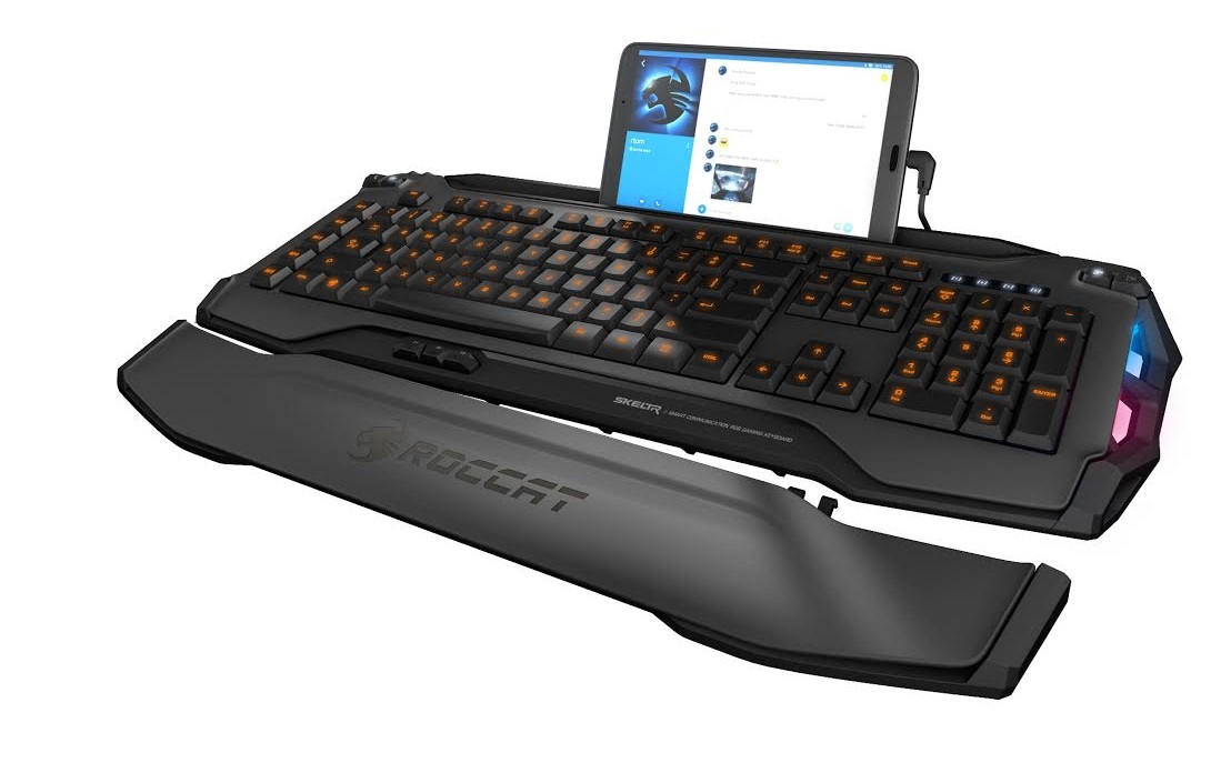 ROCCAT Skeltr Smart Communication RGB Gaming Keyboard for PC Games image