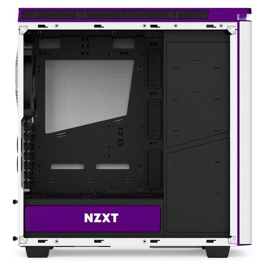 NZXT H440 Mid Tower Case 2015 Edition - White/Purple image